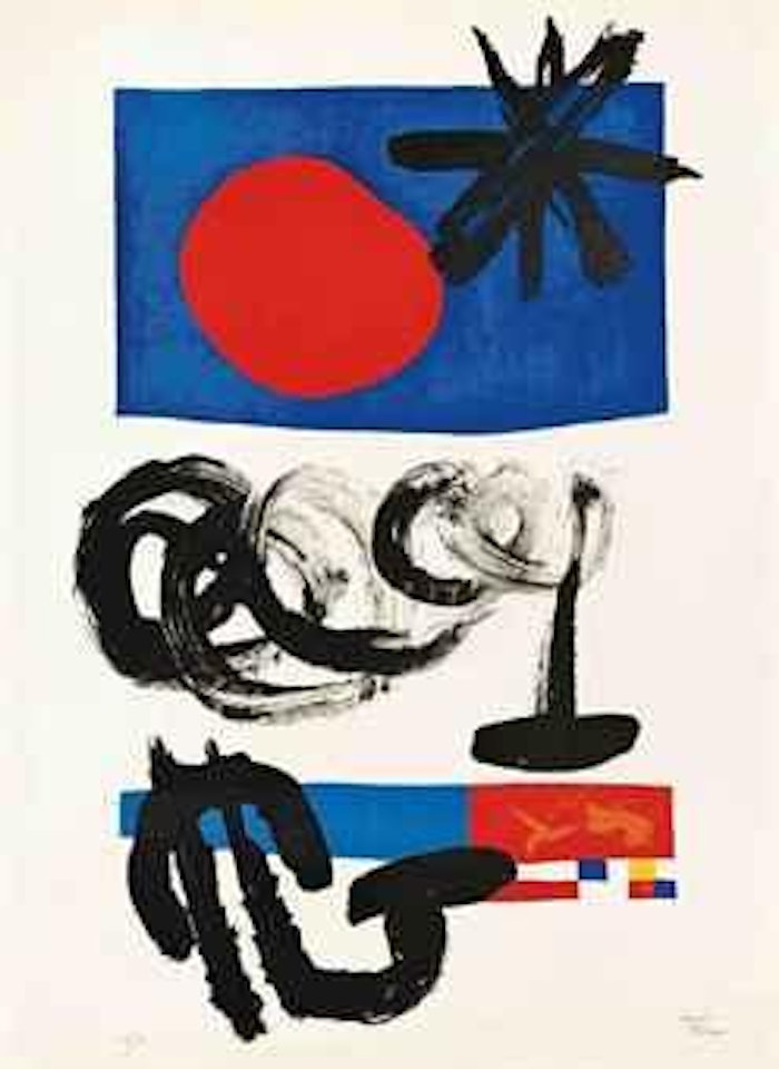 Lune Etoile (Mourlot 214) by Joan Miró