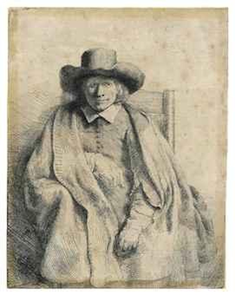 Clement de Jonghe, Printseller (B., Holl. 272; H. 251) by Attributed to Rembrandt Harmensz van Rijn
