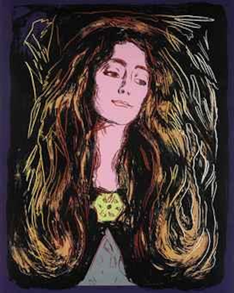 Eva Mudocci (after Munch) (F. & S. IIIA.59) by Andy Warhol