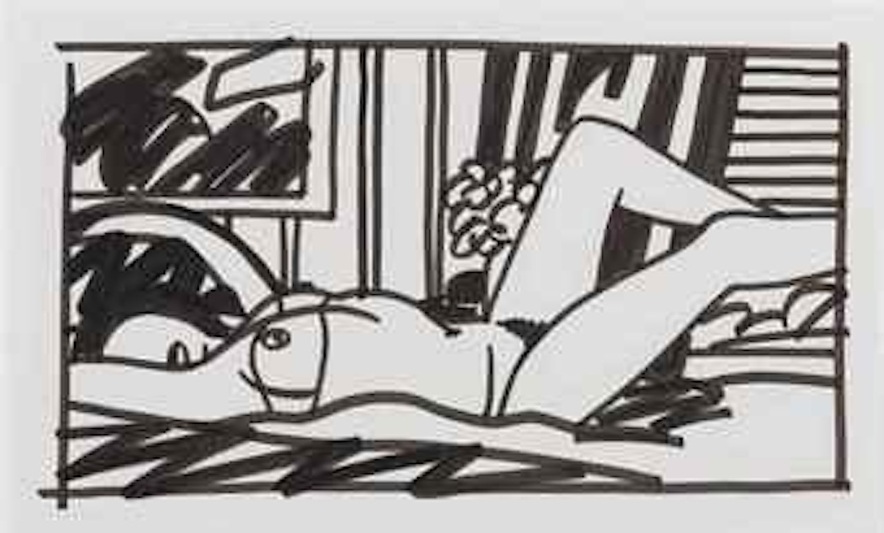 Study for Amy in the Bedroom by Tom Wesselmann
