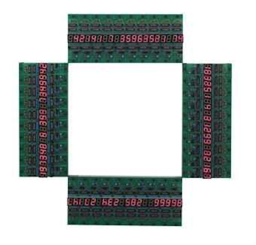 Opposite Square by Tatsuo Miyajima
