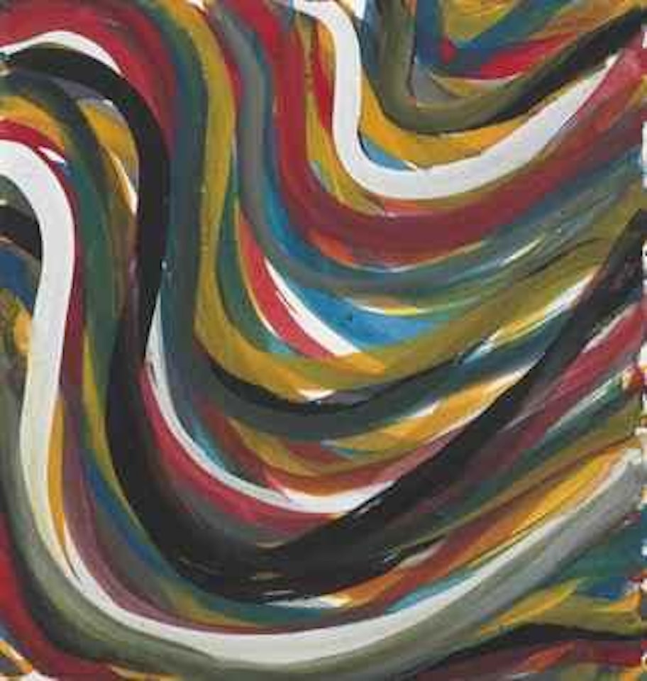 Wavy Brushstrokes by Sol LeWitt