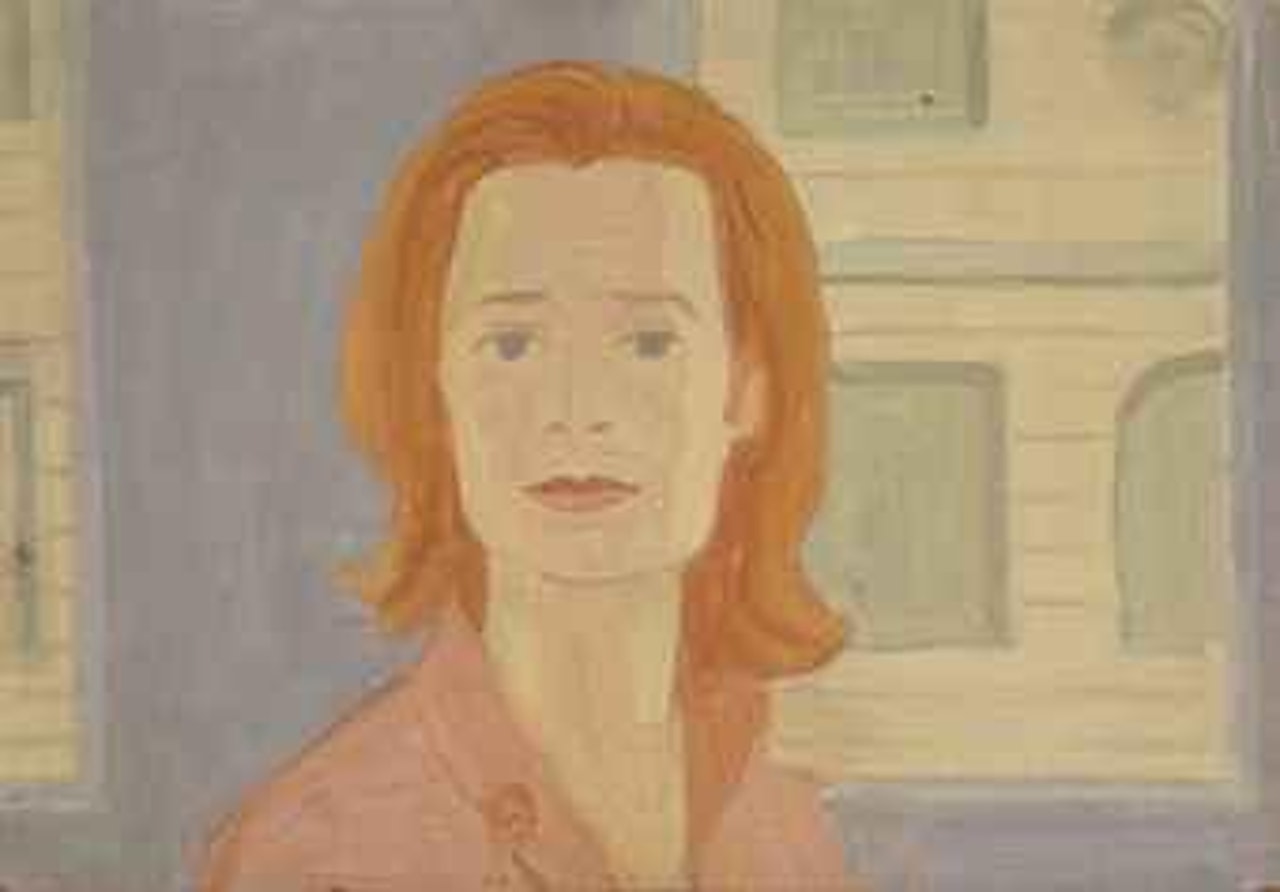 Portrait of Sylvia Stone by Alex Katz