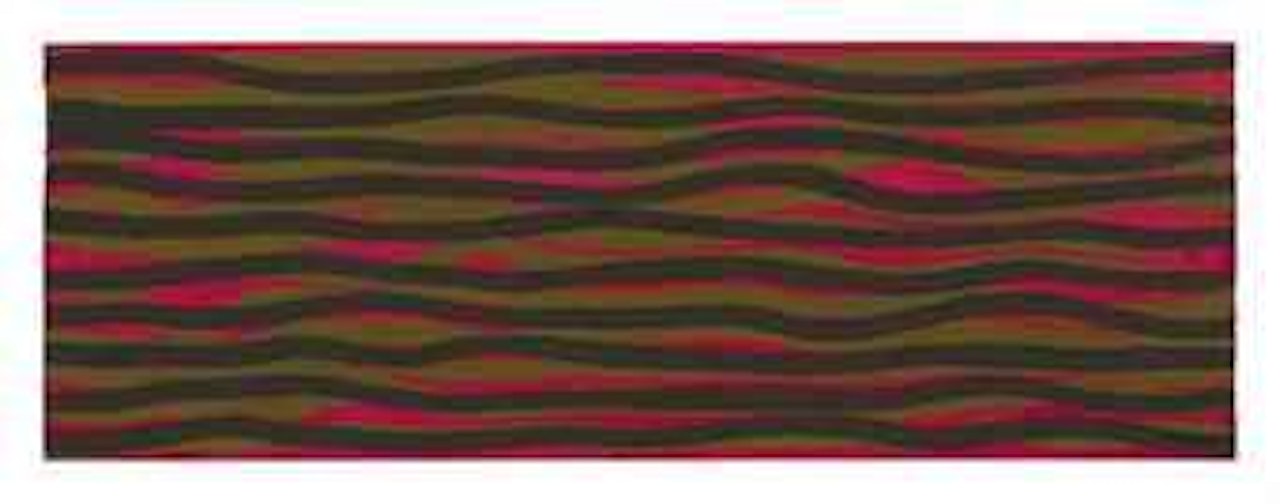 Horizontal Brushstrokes (More or Less) by Sol LeWitt