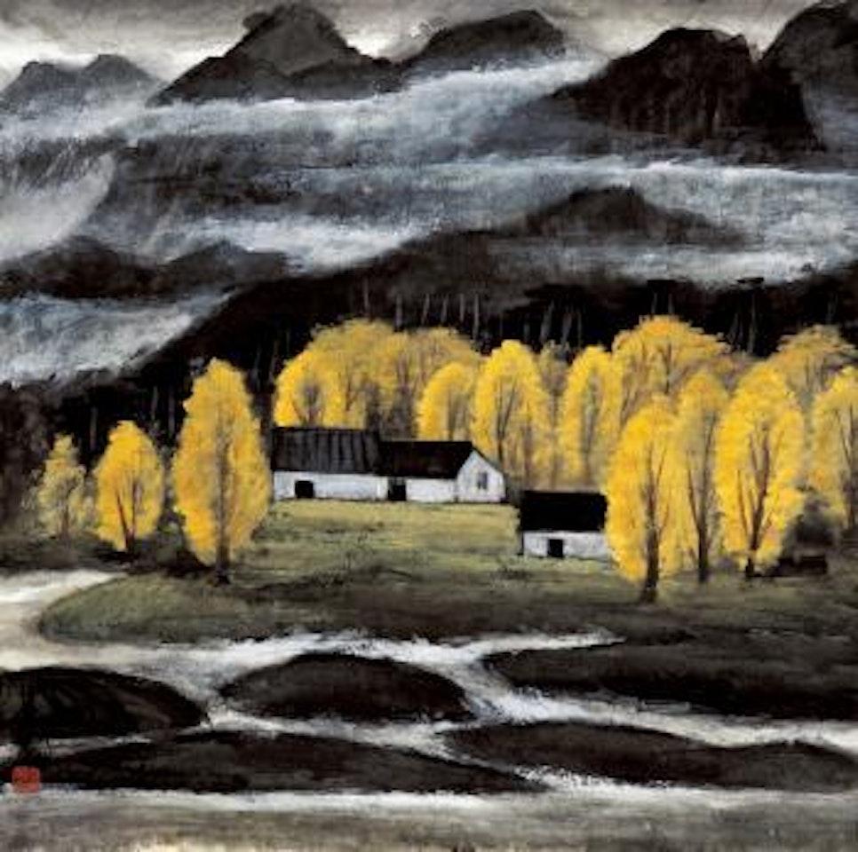 Landscape by Lin Fengmian