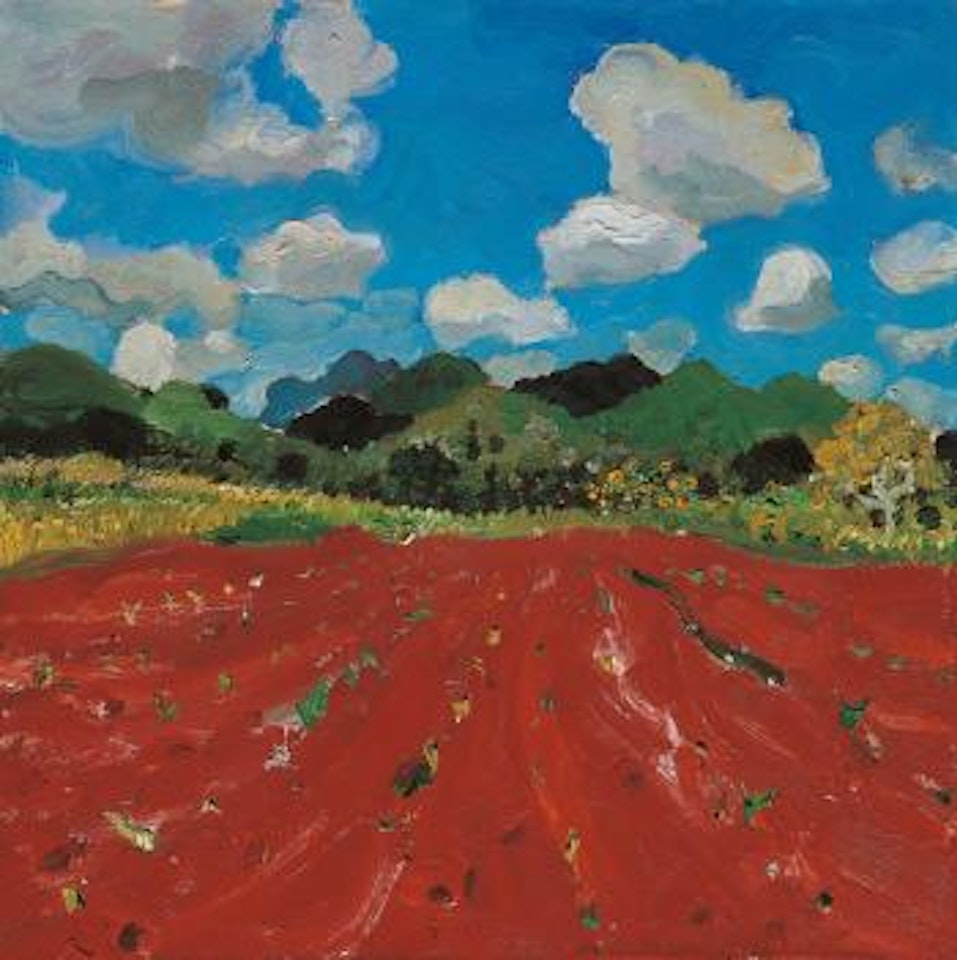 Sketch in Guishan-red earth in early morning by Mao Xuhui