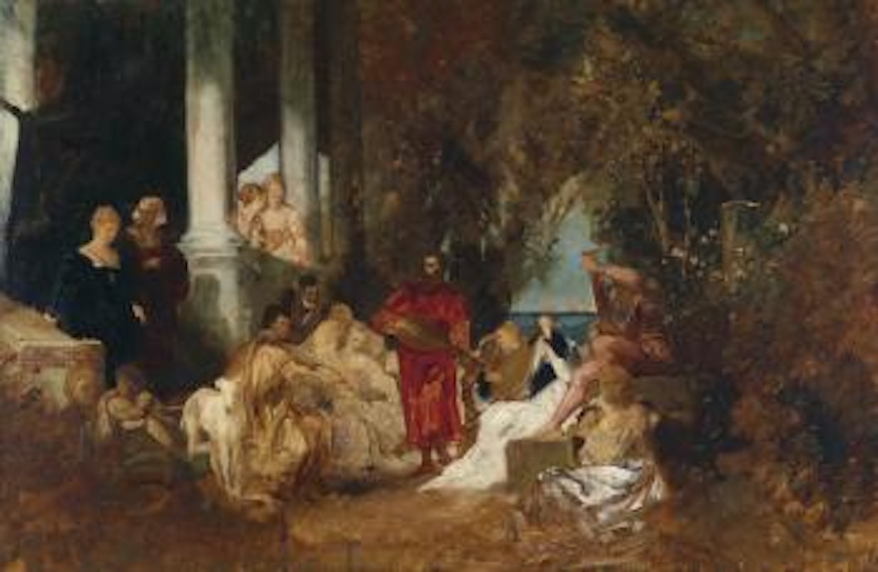 Musical entertainment by Hans Makart