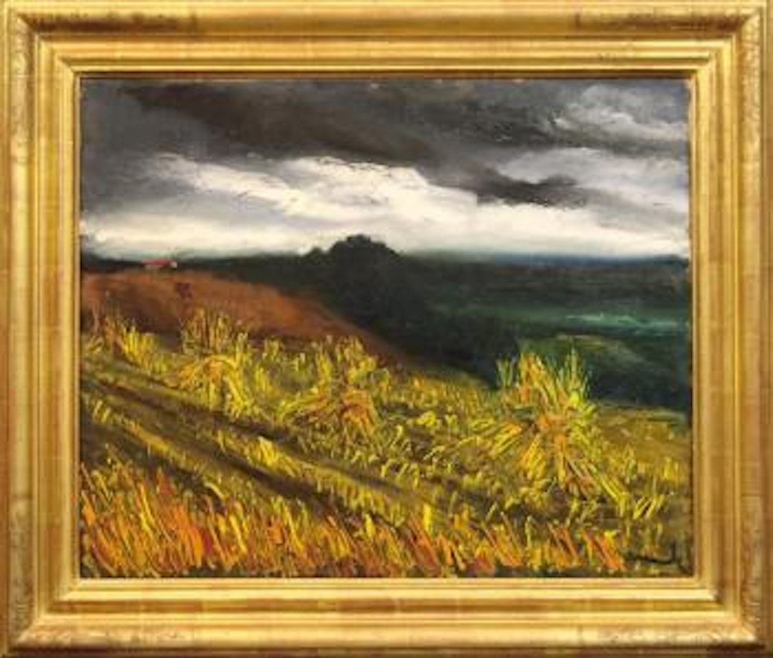 Champ de blé, temps d'orage by Maurice de Vlaminck