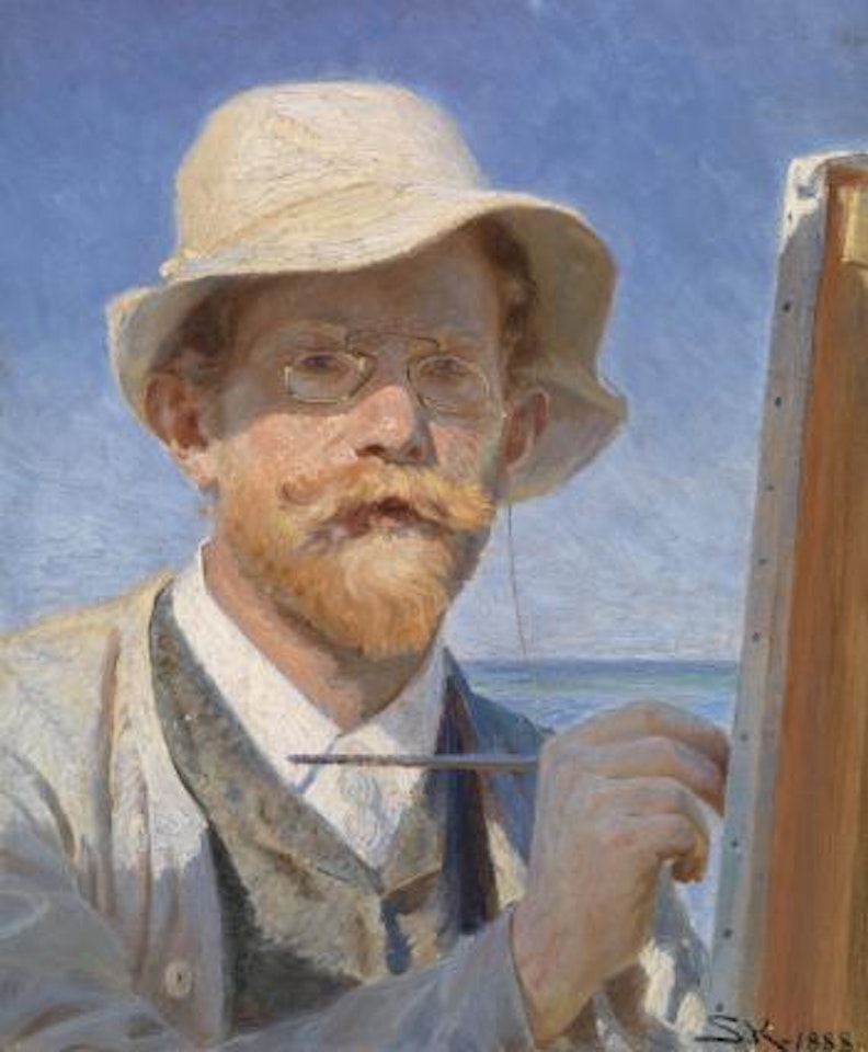 Self portrait by Peder Severin Kröyer
