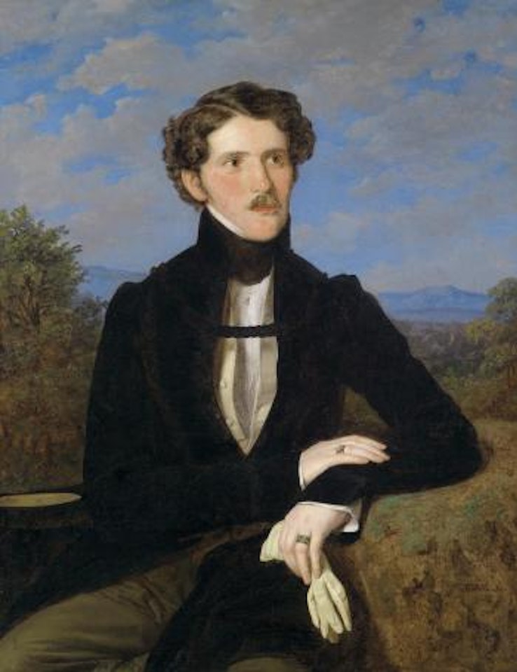 Portrait of Edward Silberstein by Ferdinand Georg Waldmüller