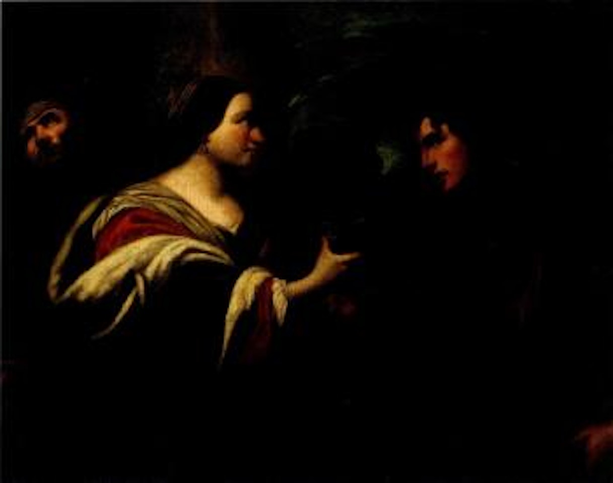 Sophonisbe empfängt durch einen Boten den Giftbecher by Simon Vouet