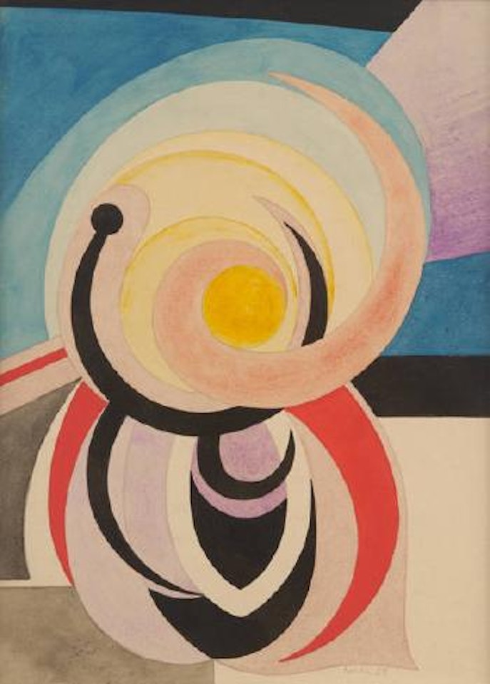 Volutes by Auguste Herbin