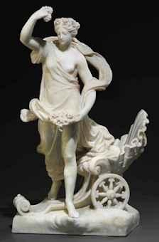 A French Marble Figure Of L'Aurore by Albert-Ernest Carrier-Belleuse