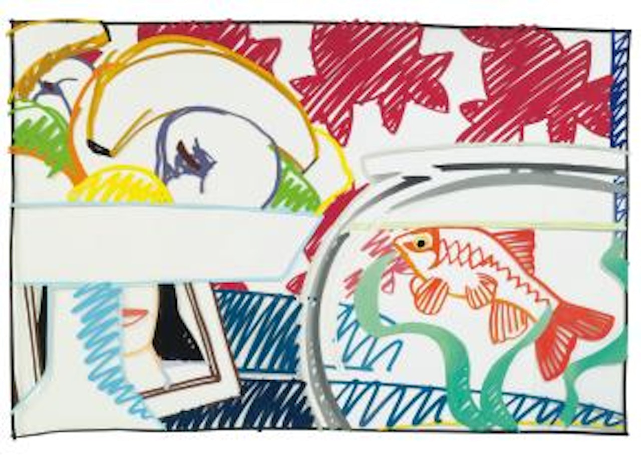 Still Life With Fruit And Goldfish by Tom Wesselmann