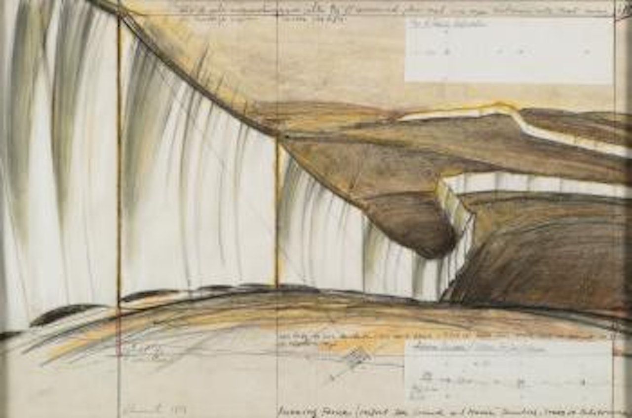 Running Fence (Project For Sonoma And Marin Counties, State Of California) by Christo