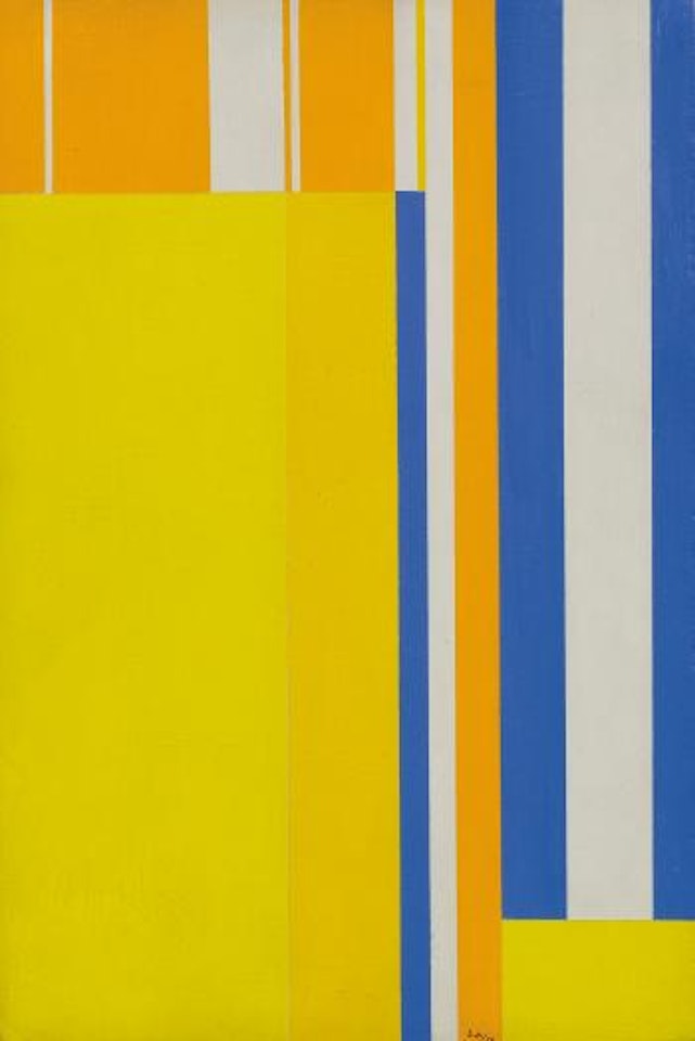 Three Yellows, Vertical by Ilya Bolotowsky