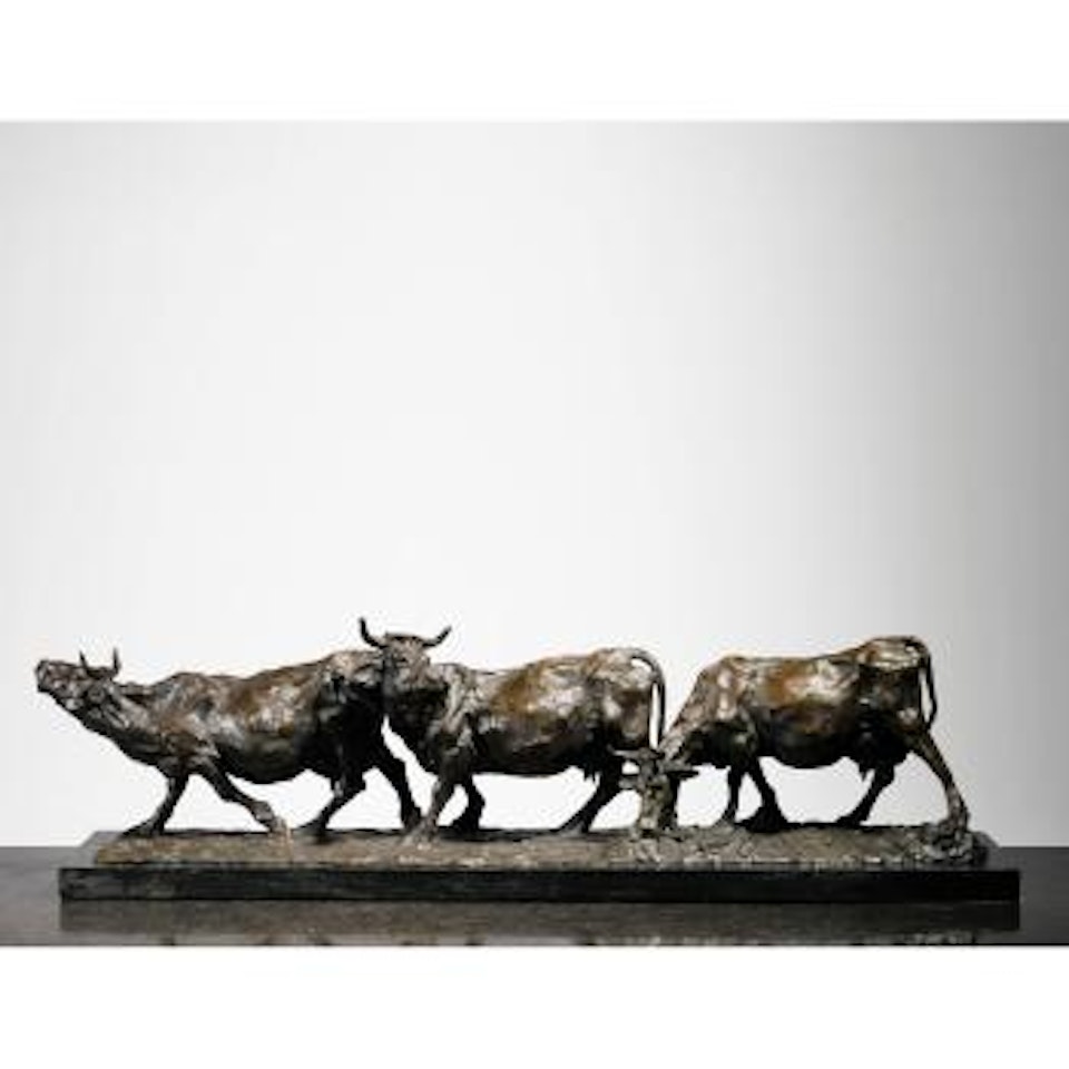 Trois Vaches Se Suivant by Rembrandt Bugatti