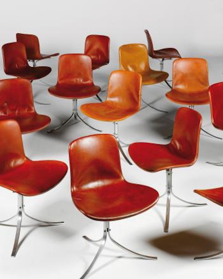 Suite De Six Chaises by Poul Kjaerholm