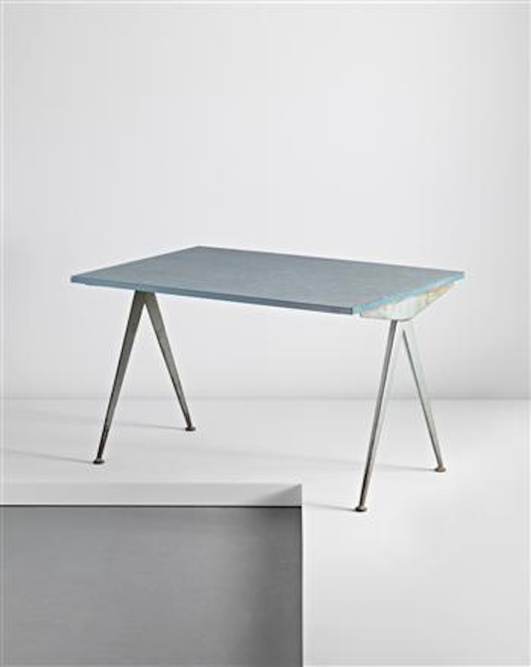 Compas cafétéria table by Jean Prouvé