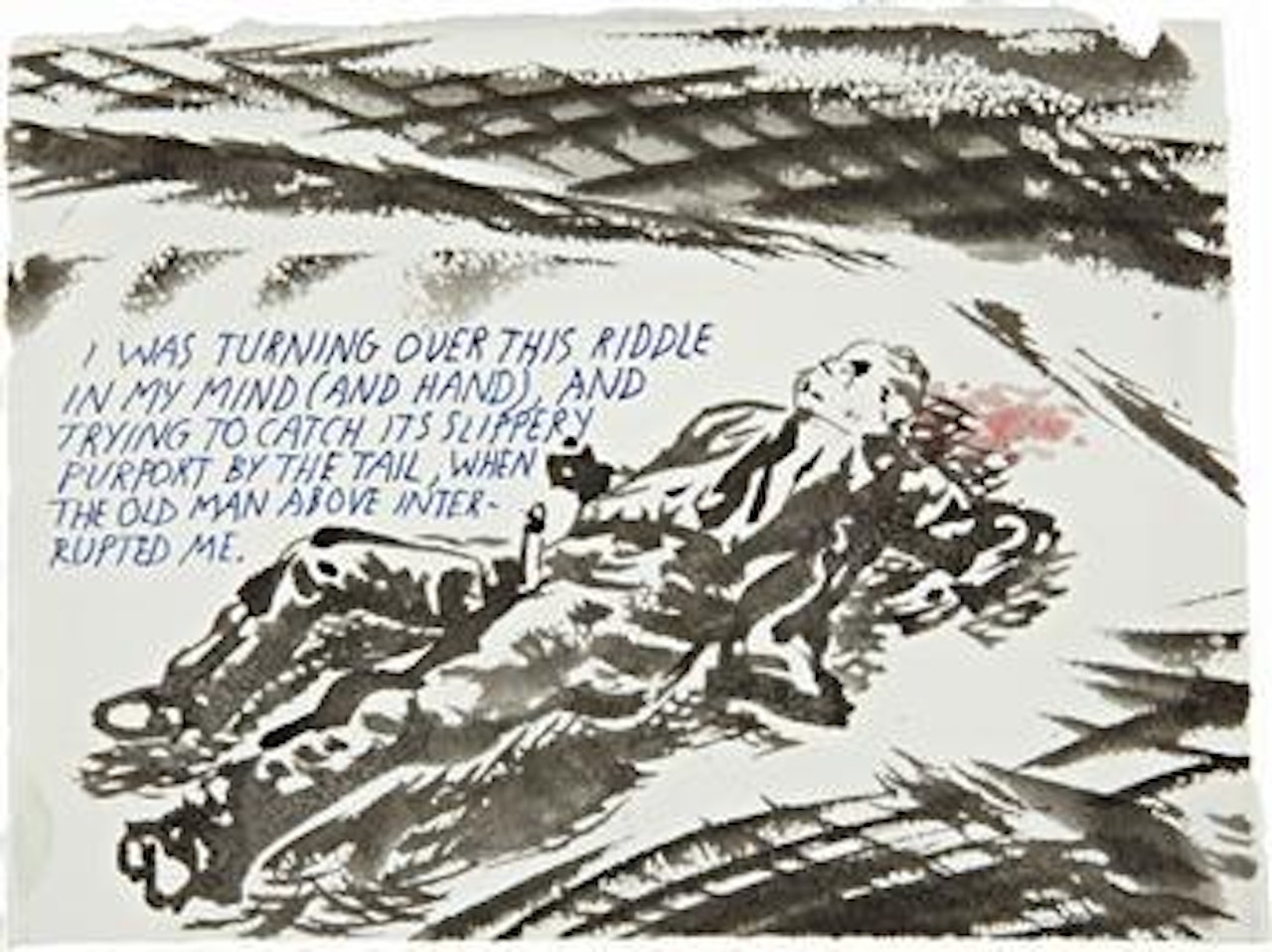 Untitled (I was turning...) by Raymond Pettibon
