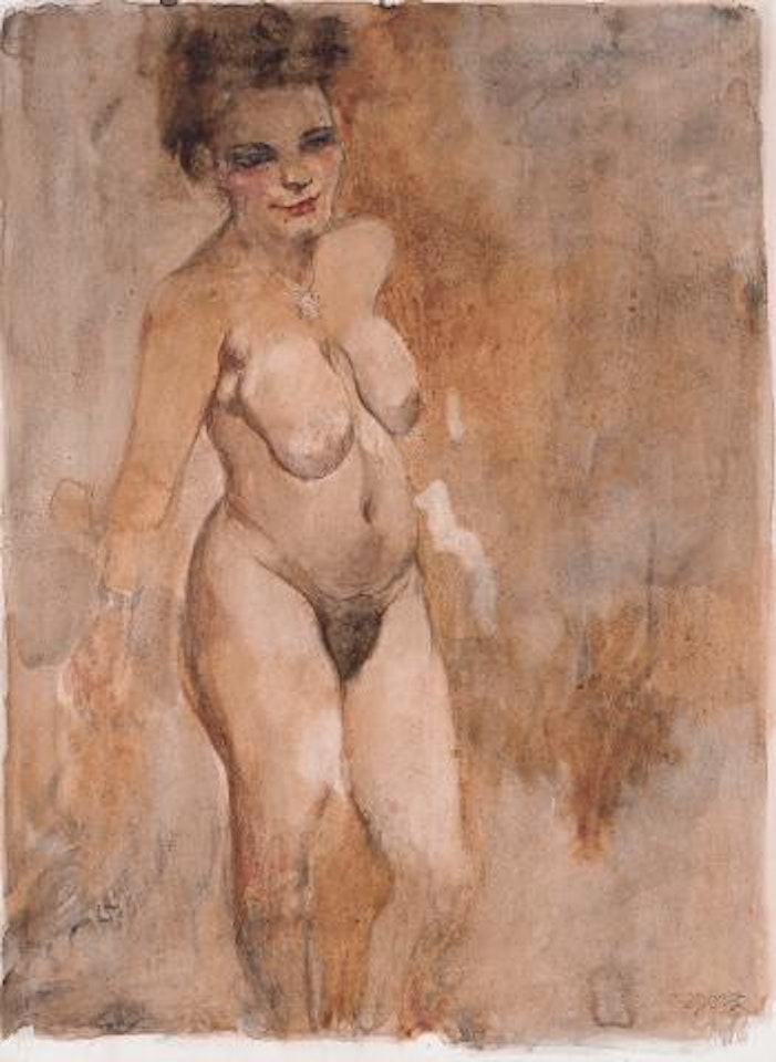Female nude by George Grosz
