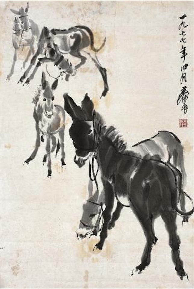 Donkeys by Huang Zhou