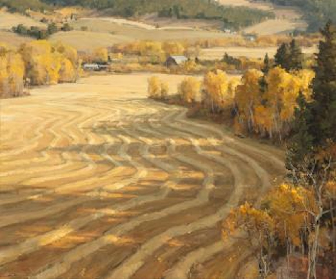 Montana harvest by Clyde Aspevig