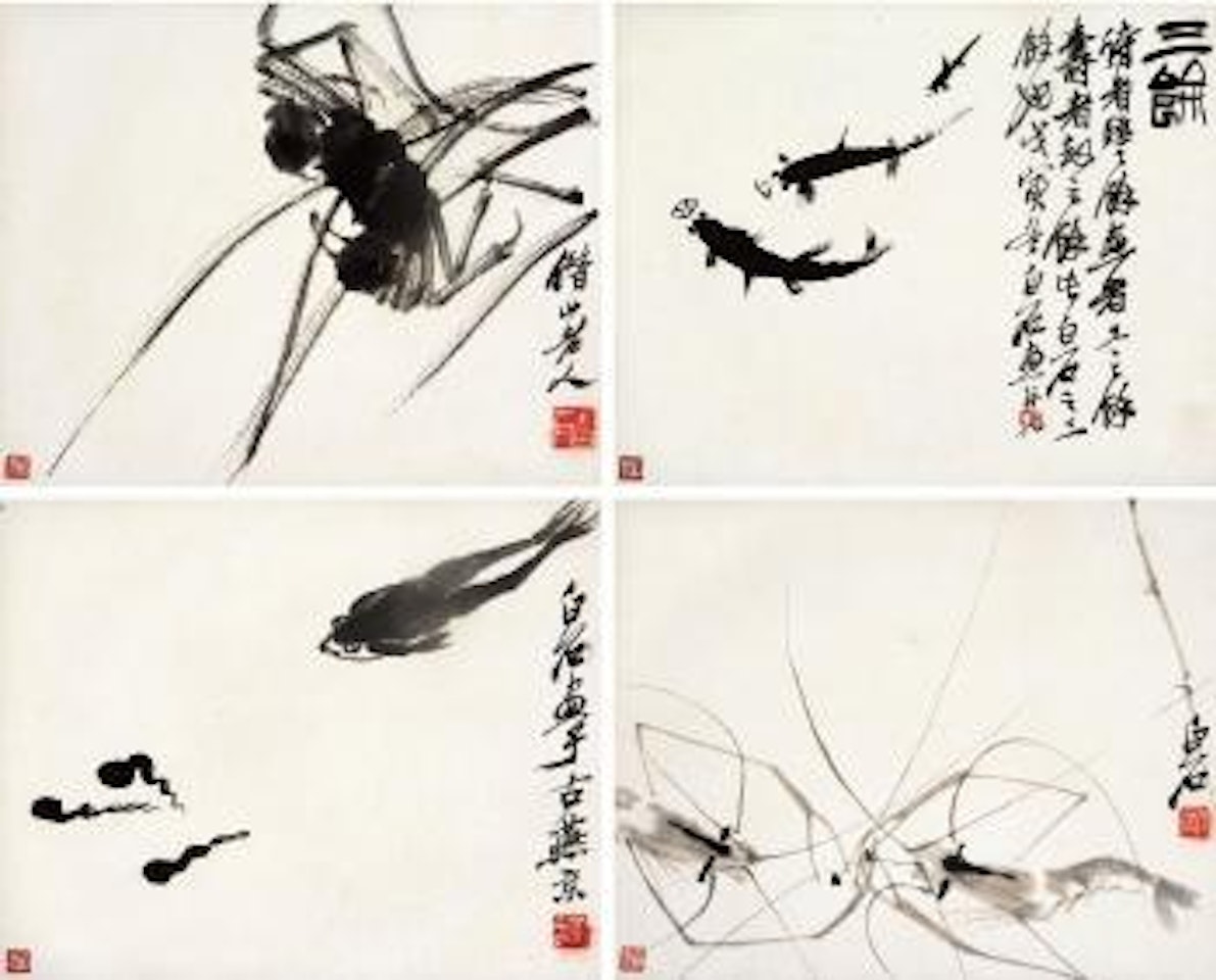 Fish. Shrimps. Crabs. Frogs by Qi Baishi