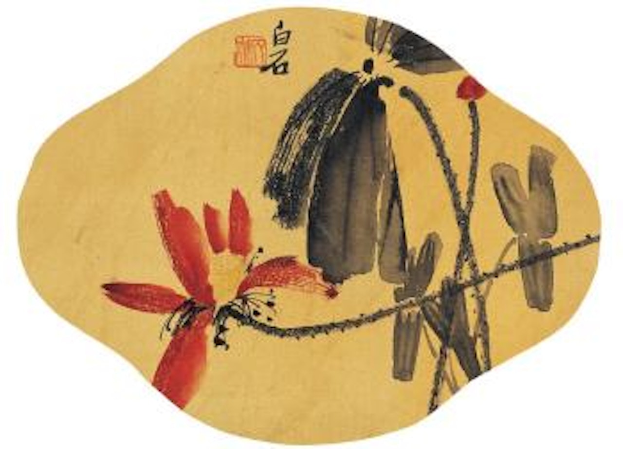 Lotus by Qi Baishi