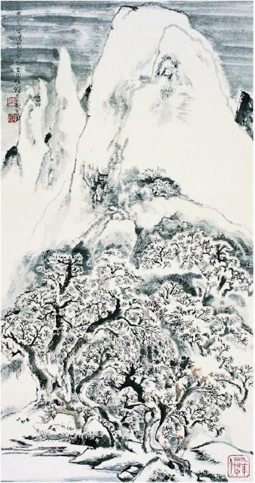Heavy snow in the deep mountain by Cheng Shifa