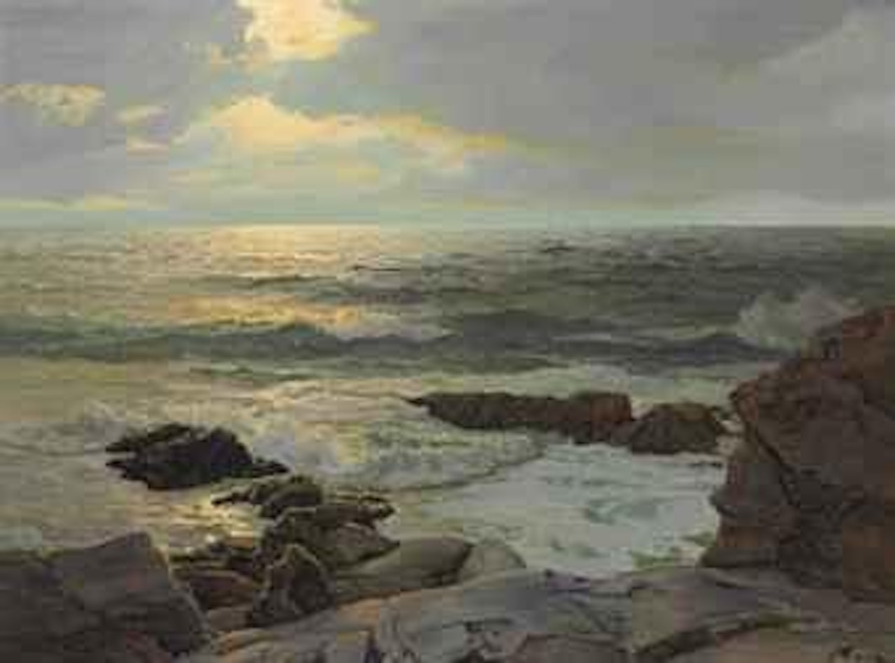 Sunset Rock, Monhegan by Frederick Judd Waugh
