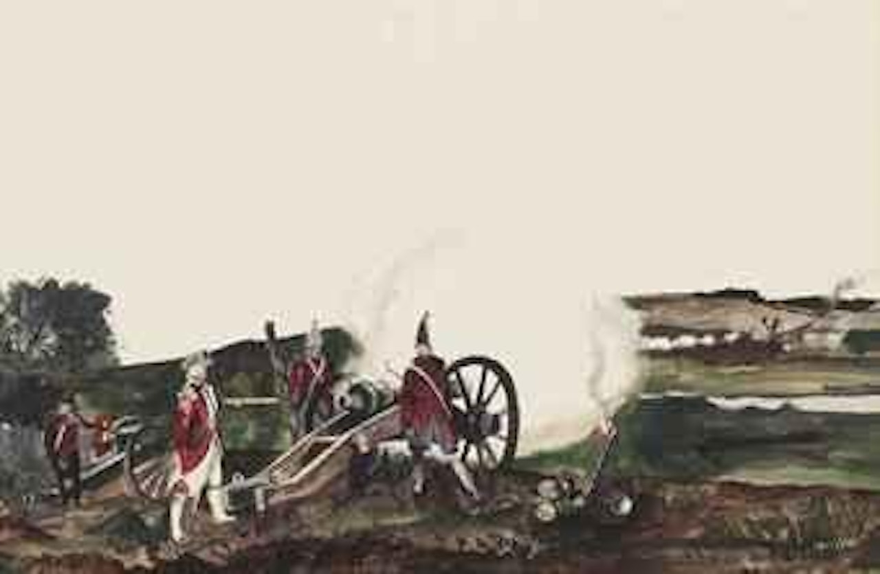 Knyphausen's Artillery by Andrew Wyeth