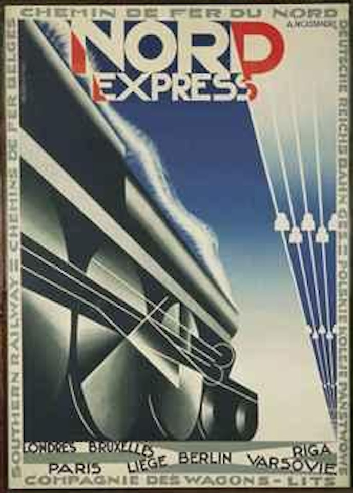 Nord Express by Cassandre (Adolphe Jean-Marie Mouron)