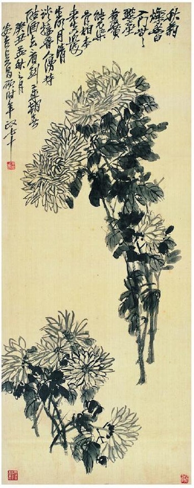 Chrysanthemum by Wu Changshuo