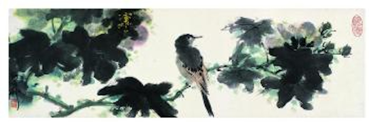 Little bird on the branch by Xie Zhiliu