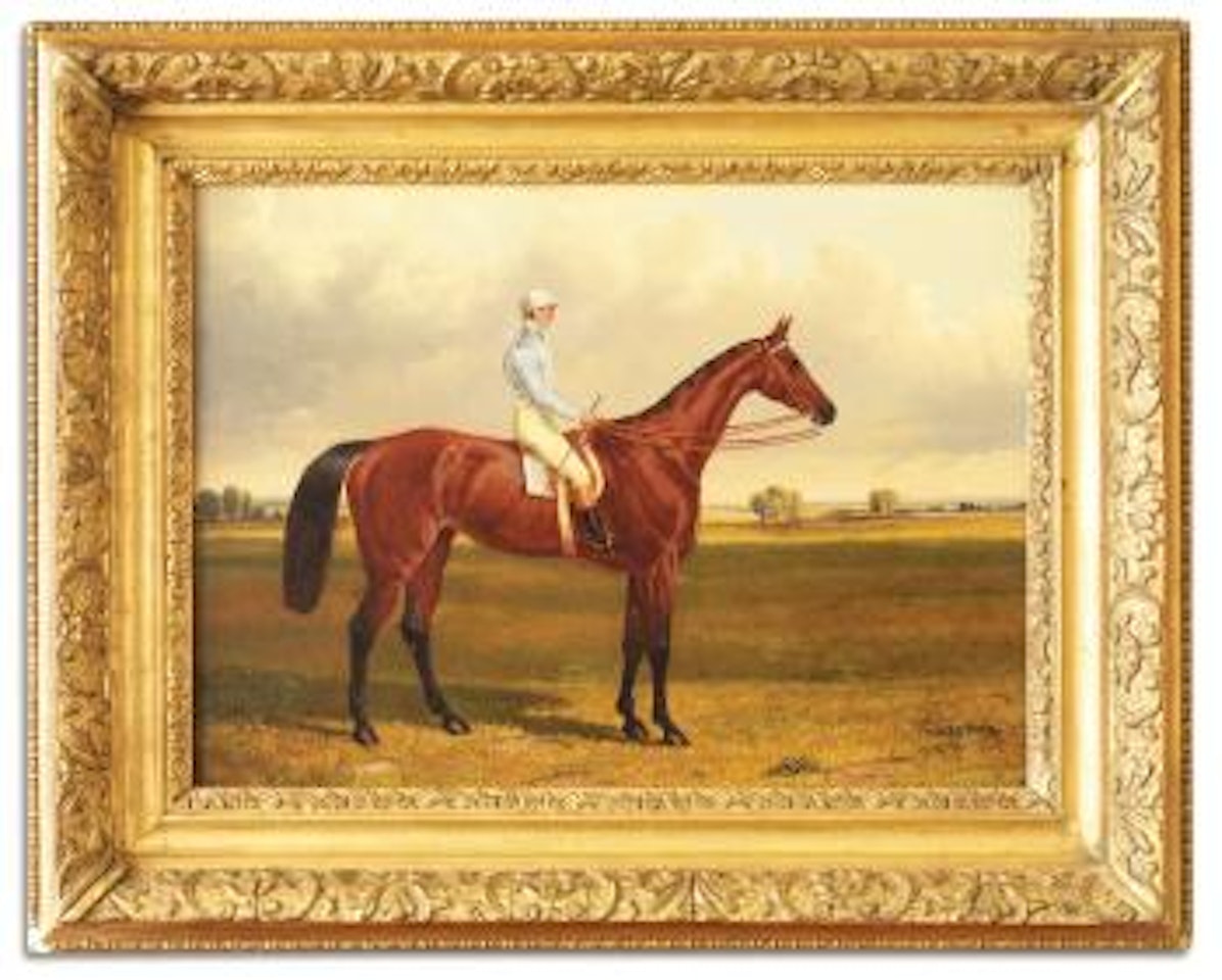 Lord George Bentinck's Crucifix, John Day Up by John Frederick Herring