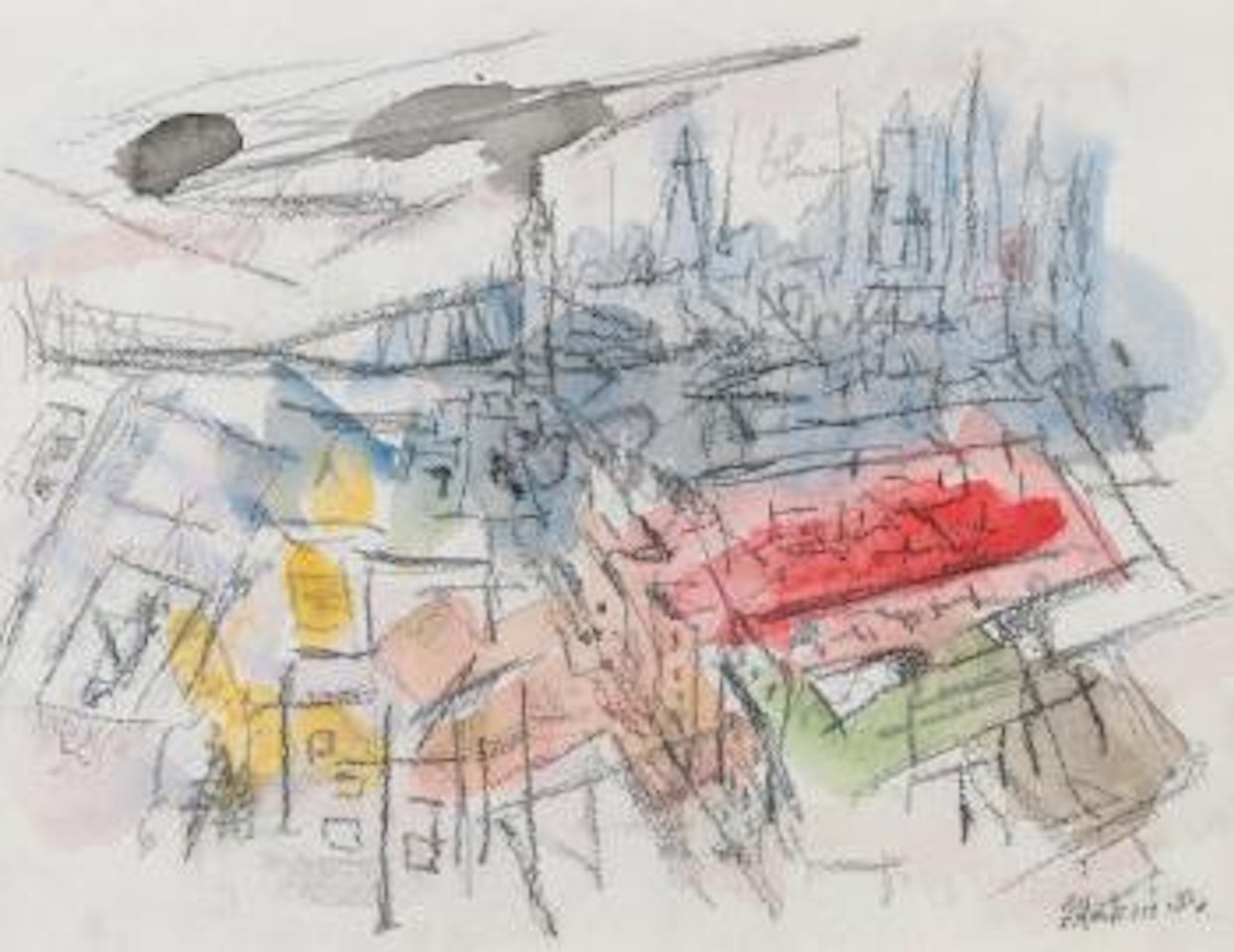 From New York Hospital by John Marin