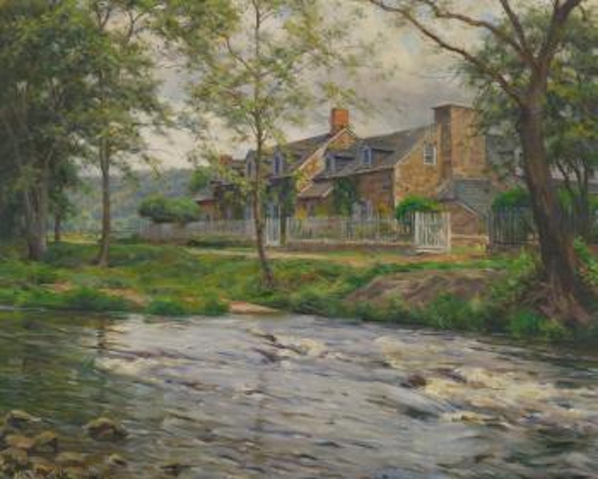 Home By a Stream by Louis Aston Knight