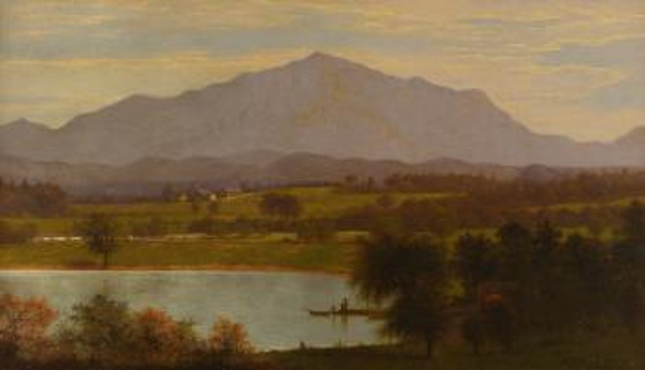 Mansfield Mountain From Keeler's Bay, Grand Isle by Joseph R. Meeker