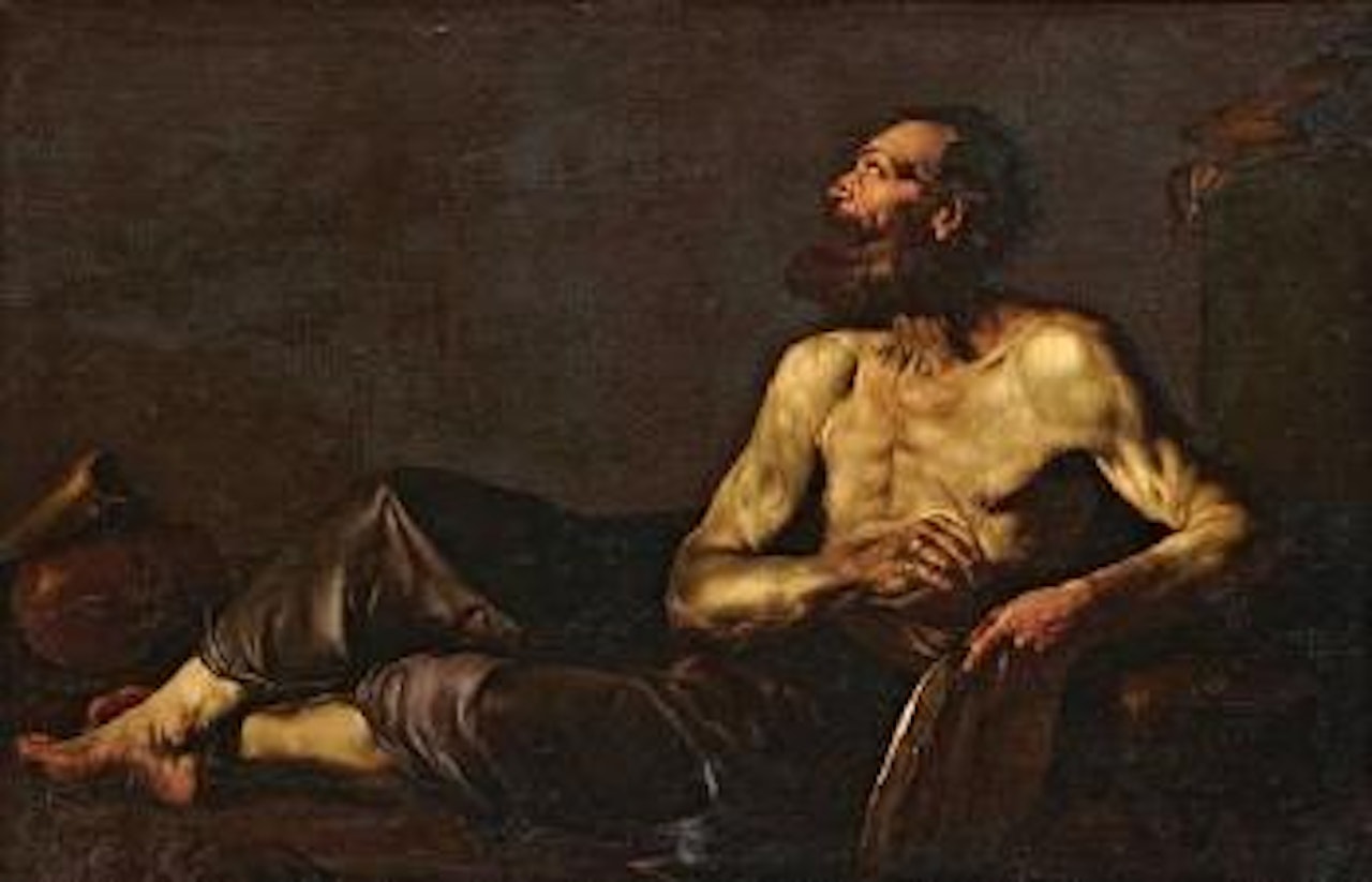 The repentant Saint Peter by Jusepe de Ribera