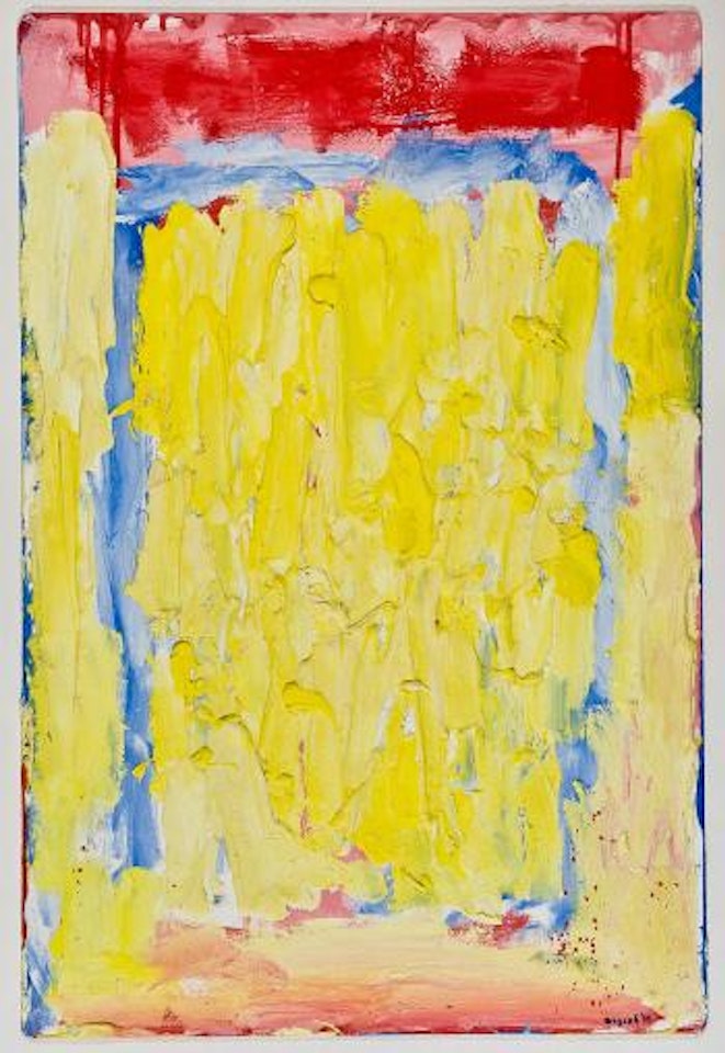 Jaune rouge bleu by Bram Bogart