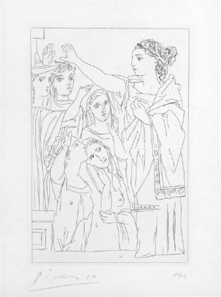 Serment des femmes by Pablo Picasso