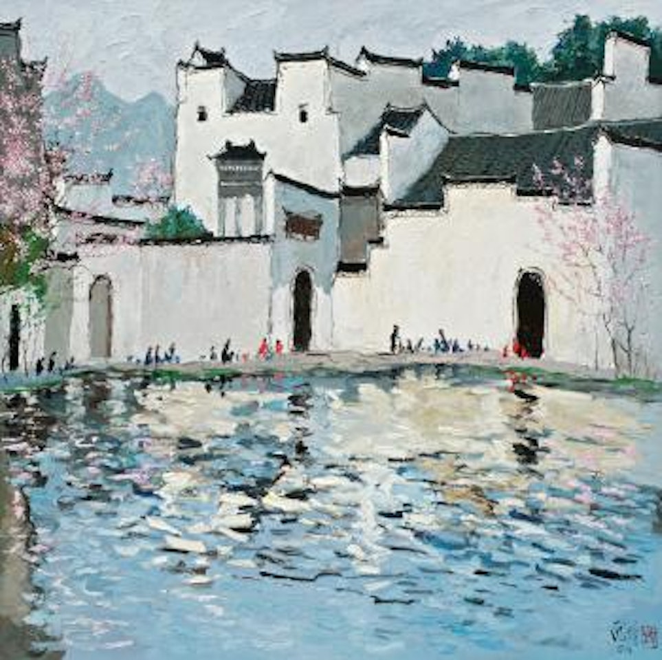 Spring Comes To Huizhou Old Town by Pang Jiun