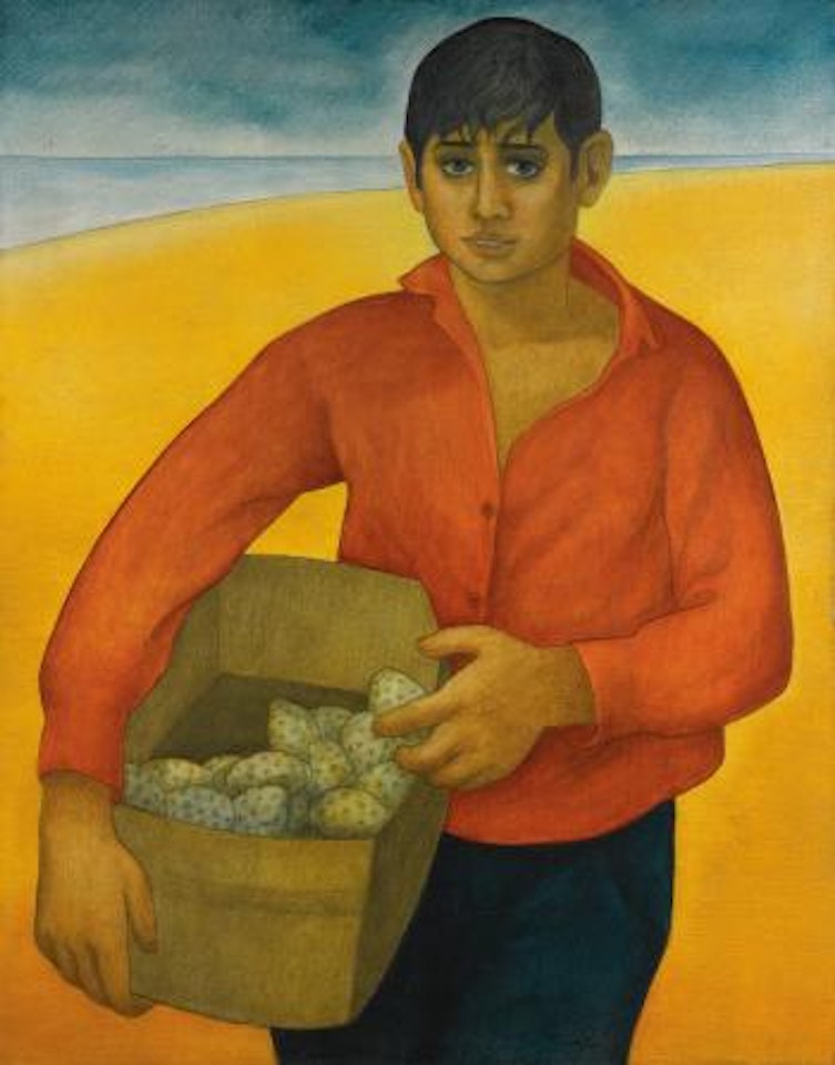 The Fruit Seller by Louai Kayali