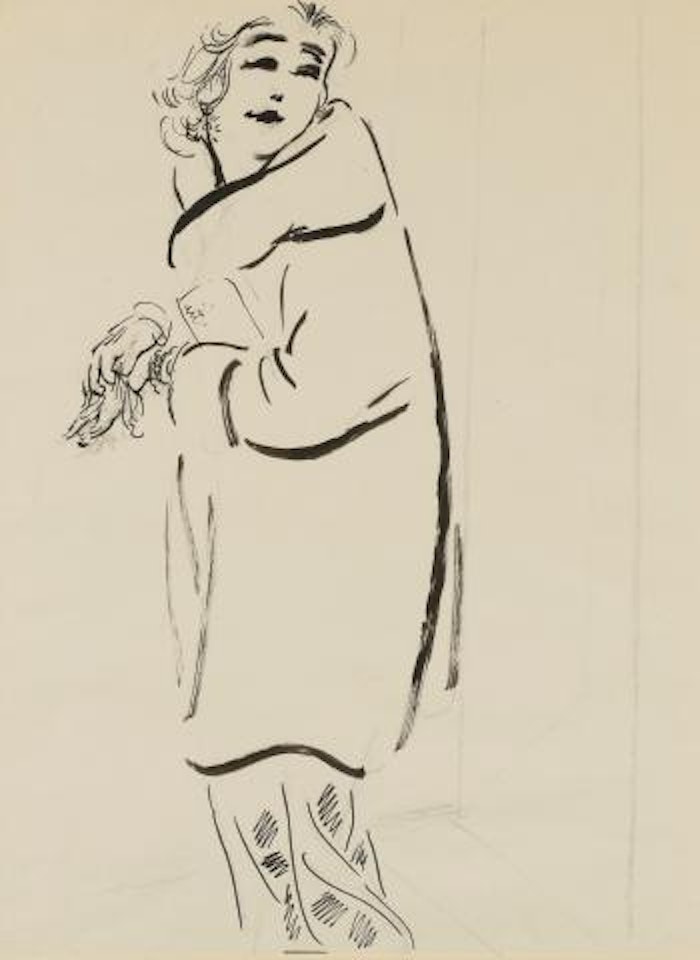 Woman In An Evening Gown by George Grosz