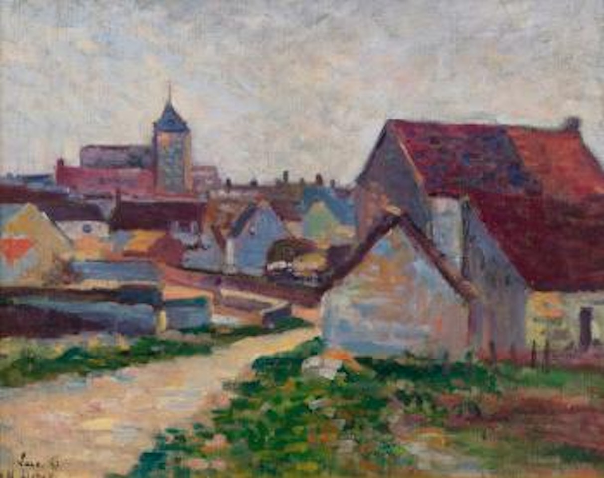 Le Village De Conche-sur-condoires by Maximilien Luce