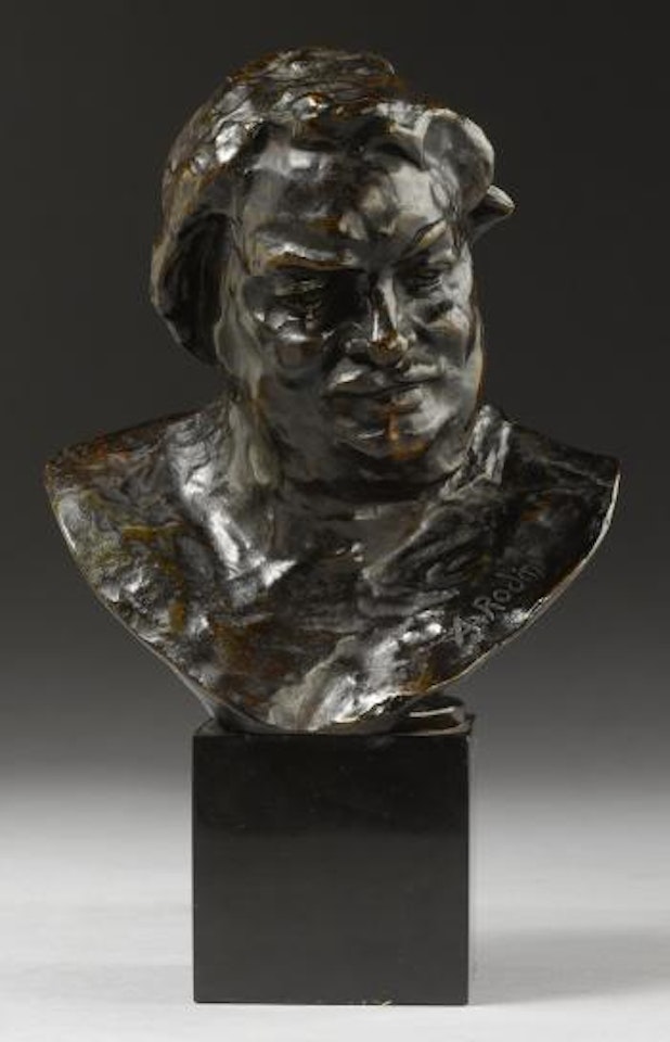 Balzac, Étude Type C (Buste), 2ème Version, Petit Modèle by Auguste Rodin