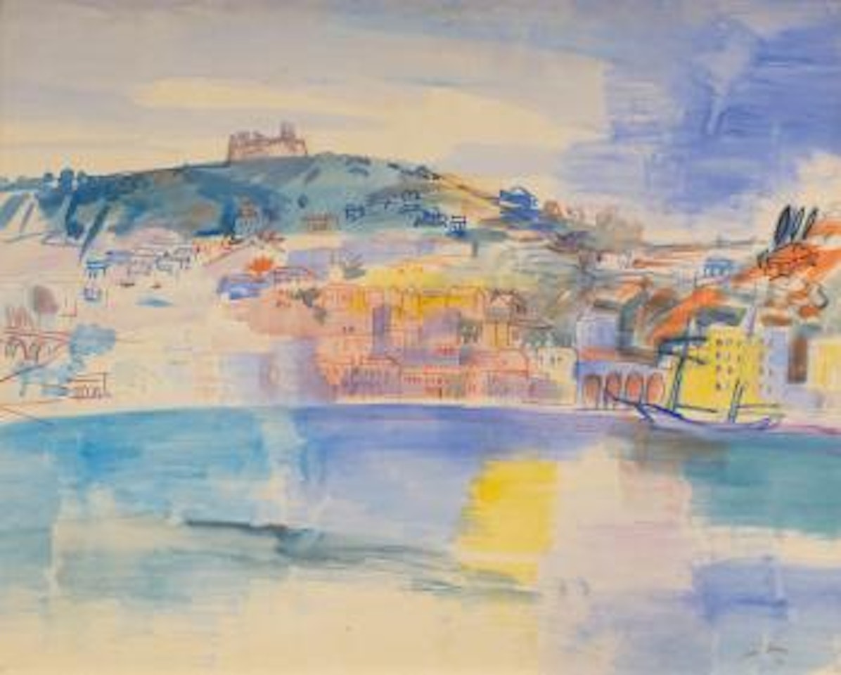 La Baie De Villefranche-sur-mer by Jean Dufy