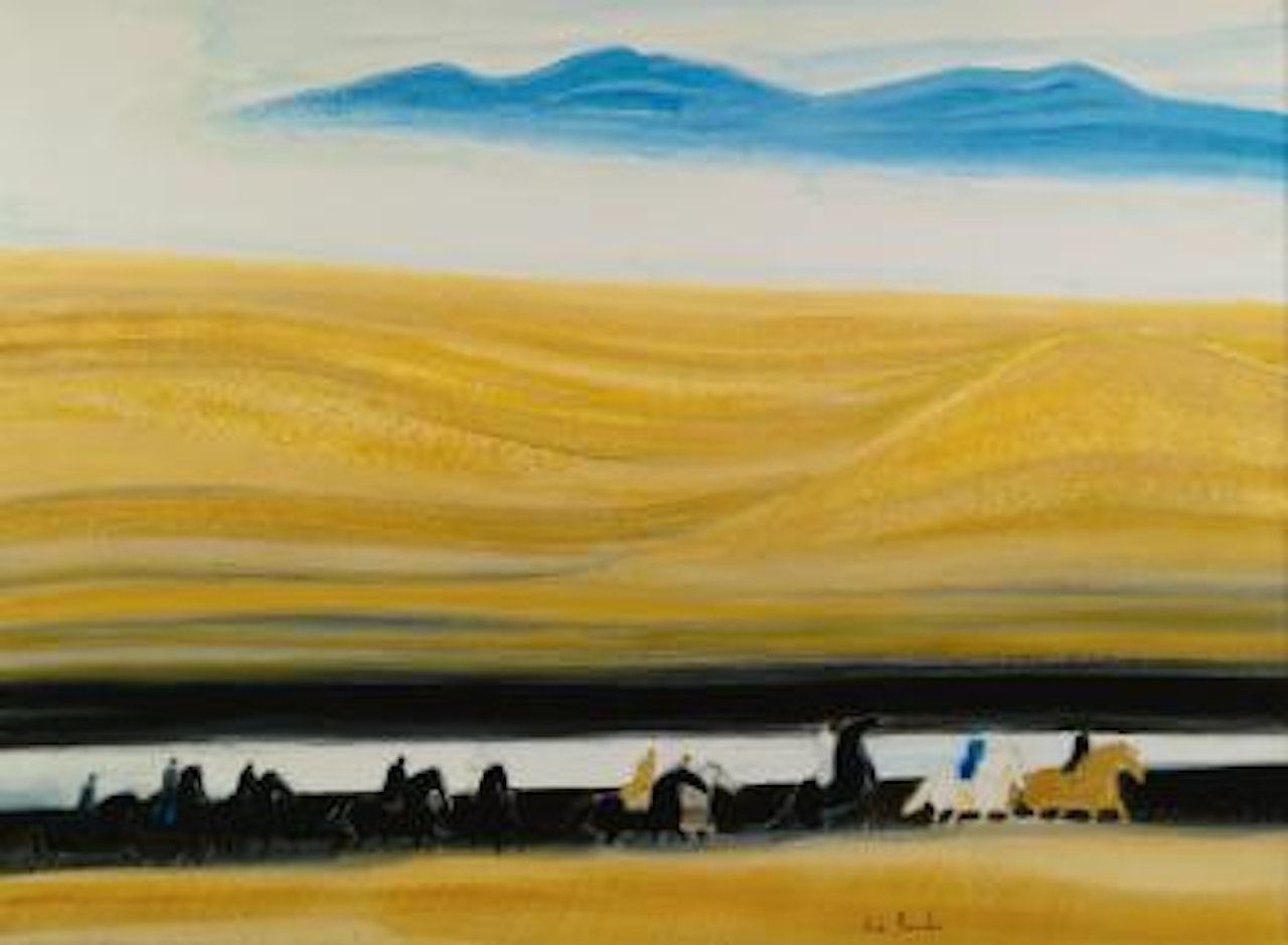 Les Montagnes Bleues by André Brasilier