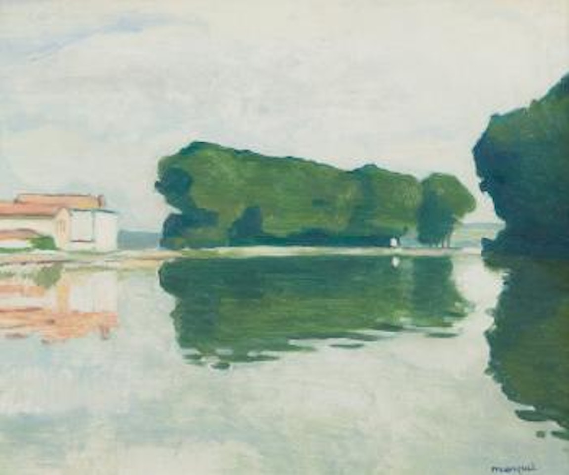 Samois, L'ile (Les Peupliers) by Albert Marquet